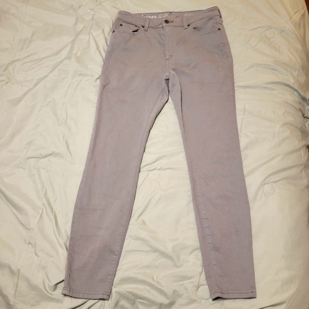Vineyard Vines Womens Grey Skinny Jeans Sz 6